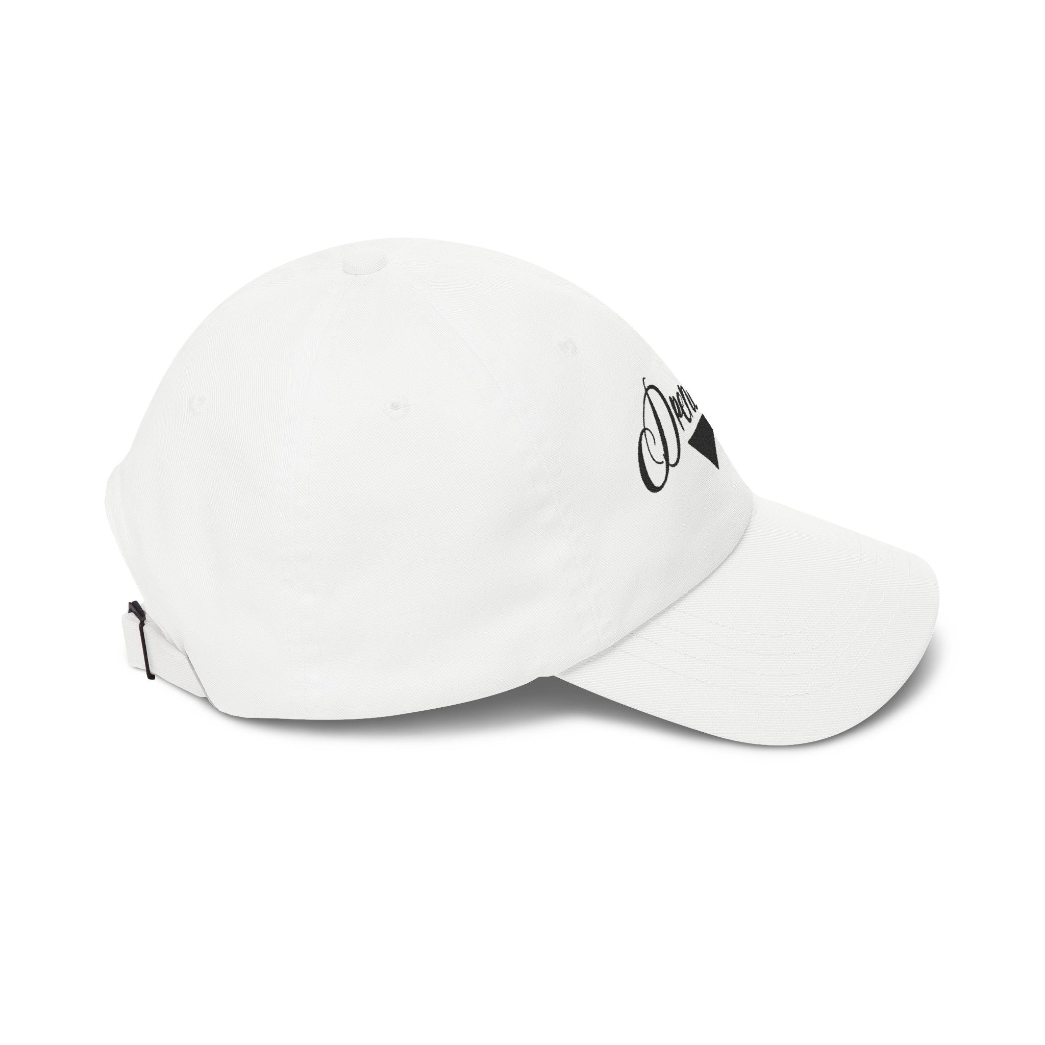 Drenched Script Dad Cap — Embroidered Vintage Baseball Hat