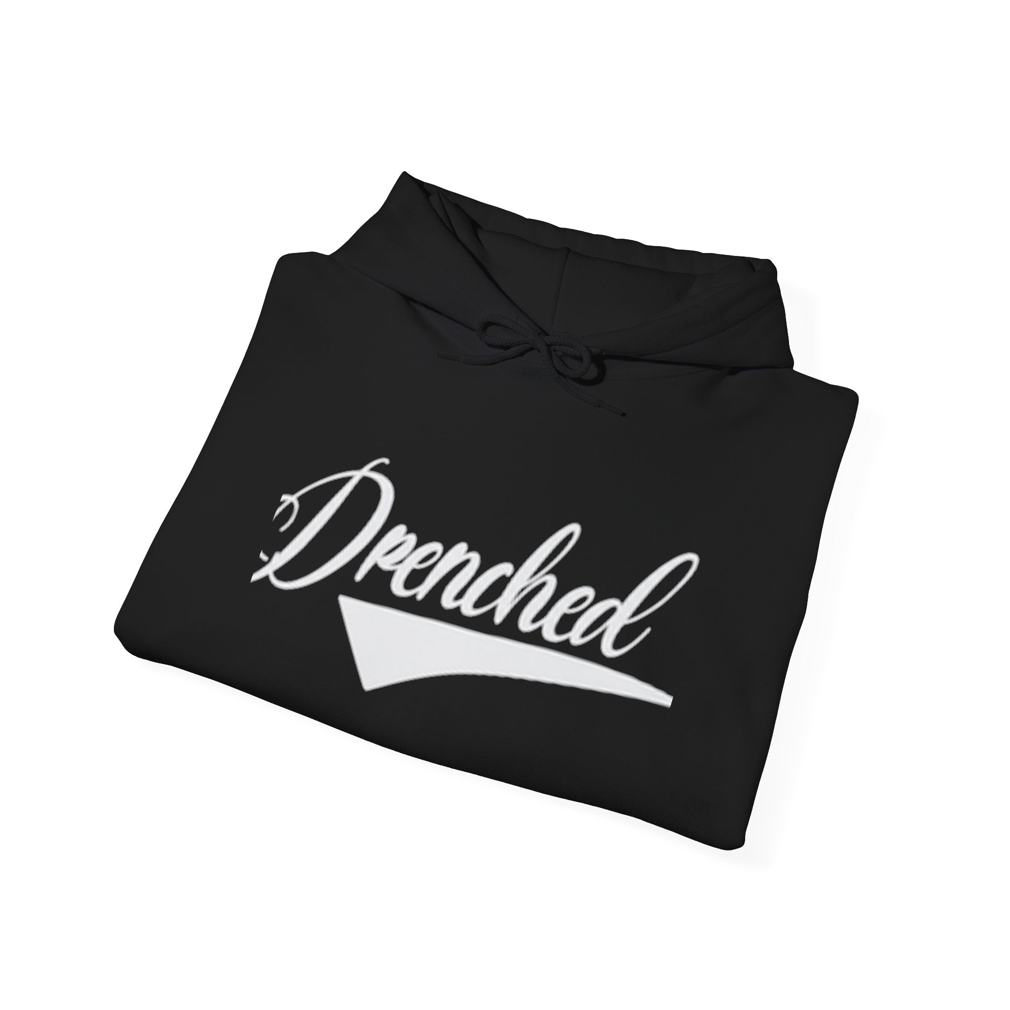 Black Printed Hoodie
