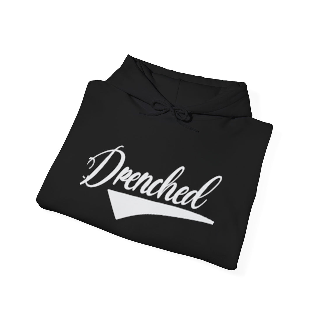 Black Printed Hoodie