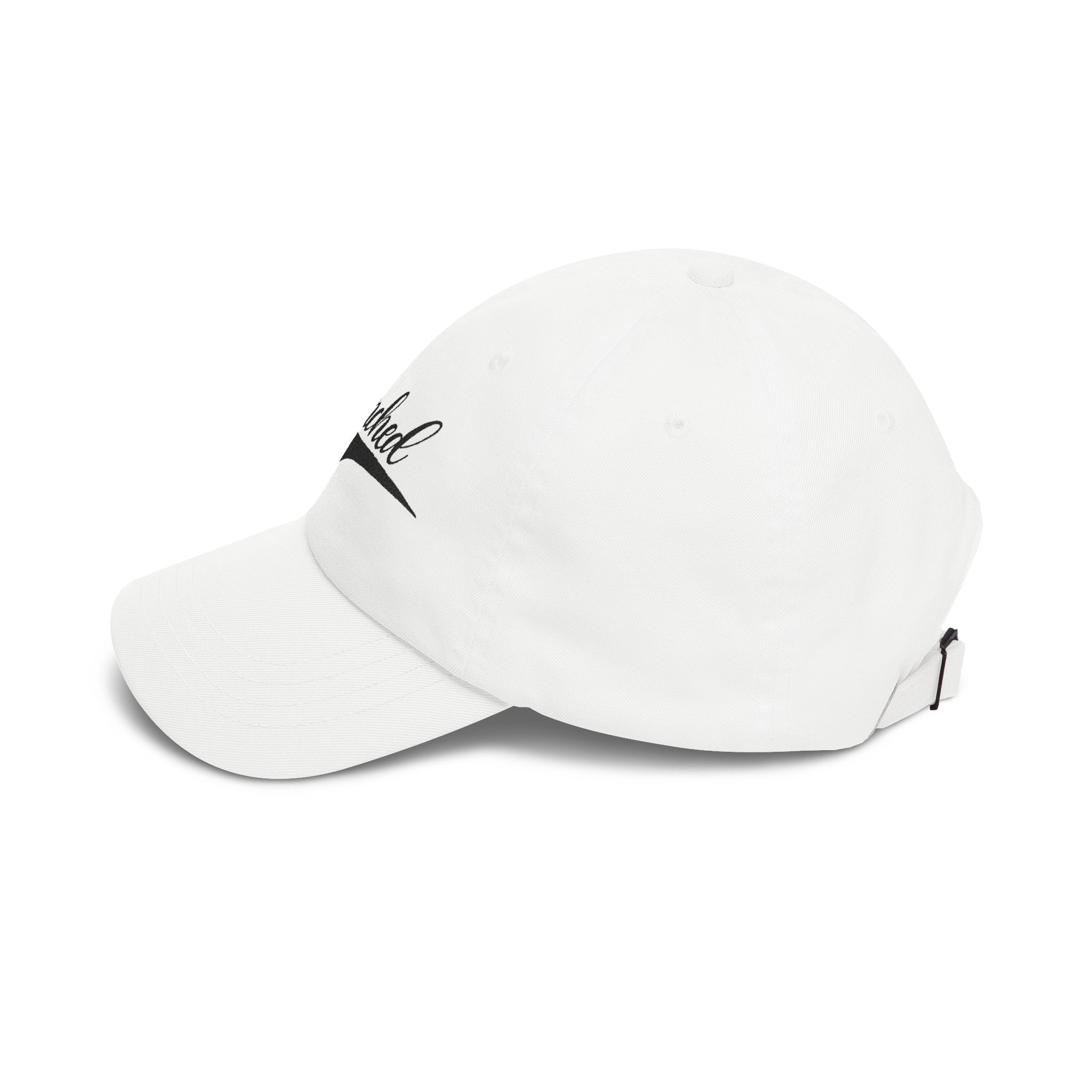 Drenched Script Dad Cap — Embroidered Vintage Baseball Hat