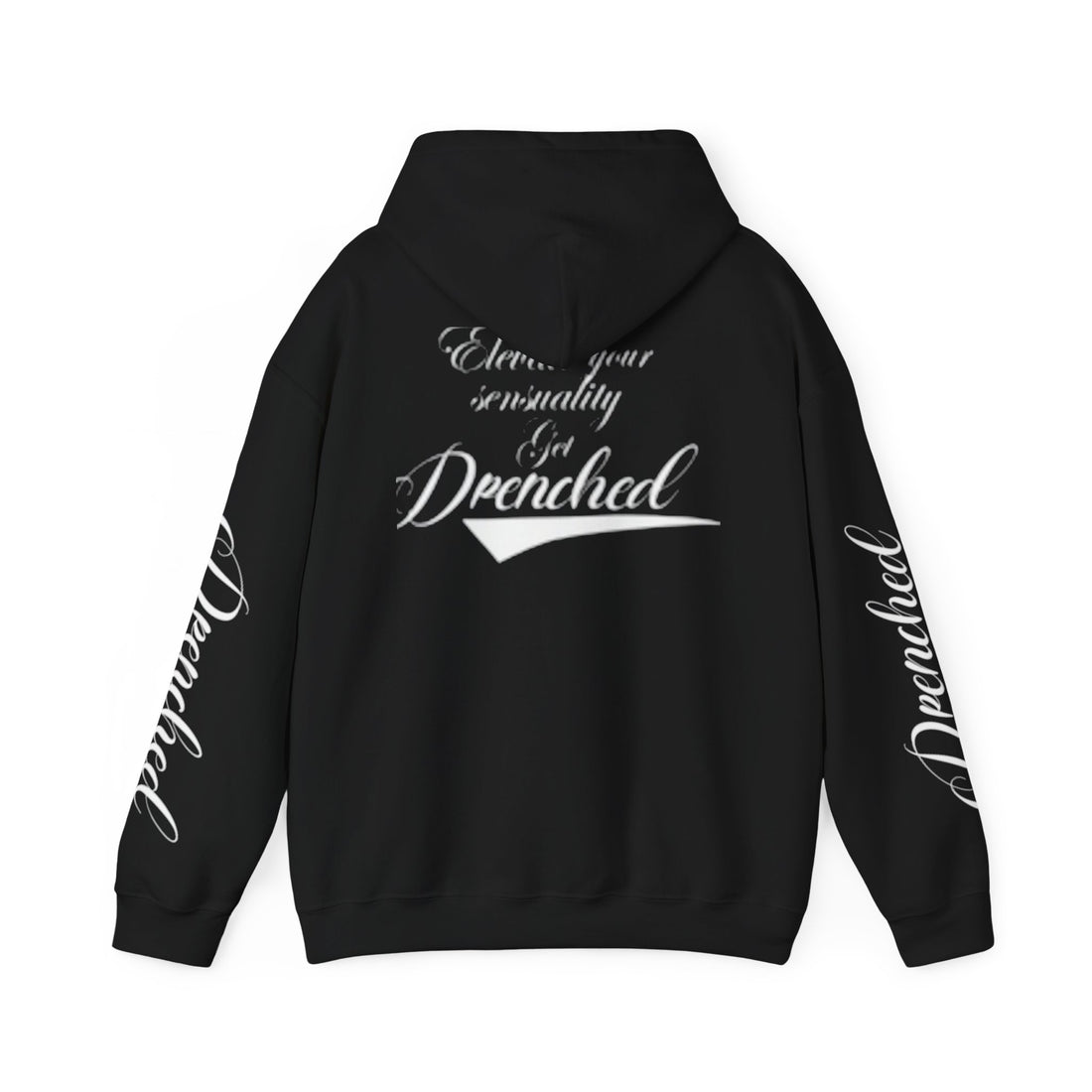 Black Printed Hoodie